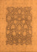 Machine Washable Oriental Orange Industrial Area Rugs, wshurb1126org