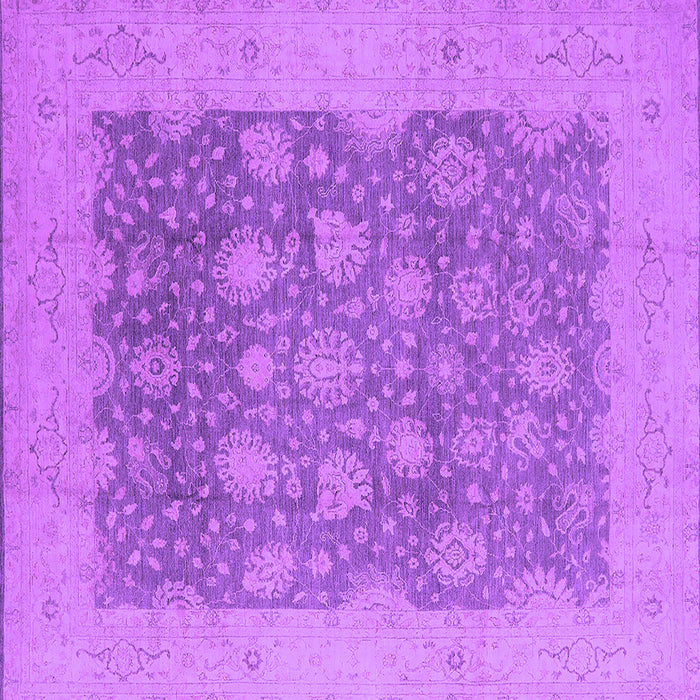 Square Oriental Purple Industrial Rug, urb1126pur