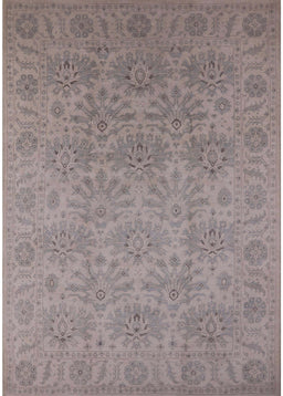 Mid-Century Modern Rose Purple Oriental Rug, urb1127