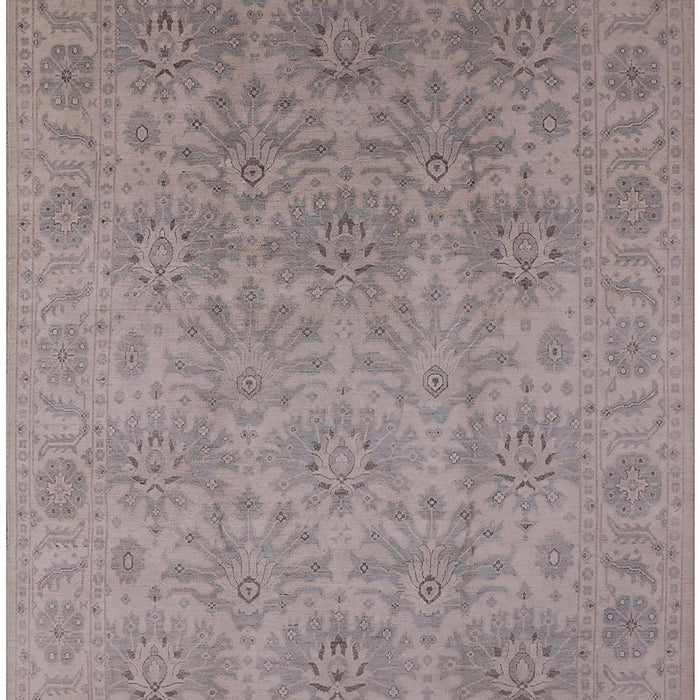 Mid-Century Modern Rose Purple Oriental Rug, urb1127