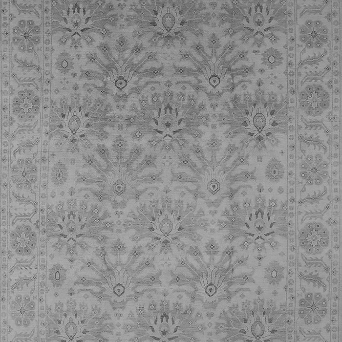 Machine Washable Oriental Gray Industrial Rug, wshurb1127gry