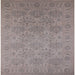 Square Machine Washable Industrial Modern Rose Dust Purple Rug, wshurb1127