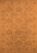 Oriental Orange Industrial Rug, urb1127org