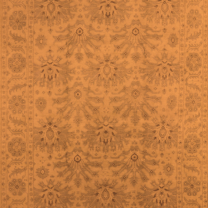 Machine Washable Oriental Orange Industrial Area Rugs, wshurb1127org