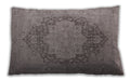 Mid-Century Modern Urban Mauve Taupe Purple Lumbar Throw Pillow, 13 inch by 19 inch, lburb1128