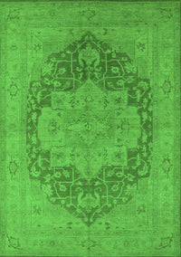 Oriental Green Industrial Rug, urb1128grn