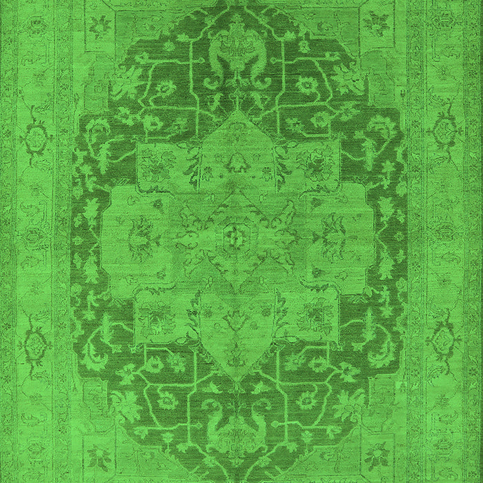 Oriental Green Industrial Rug, urb1128grn