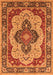 Oriental Orange Industrial Rug, urb1129org