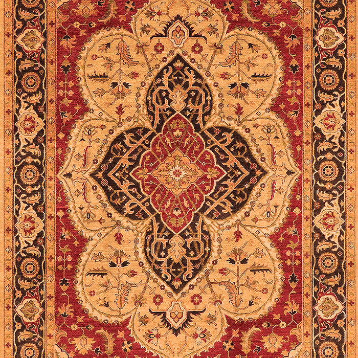 Oriental Orange Industrial Rug, urb1129org