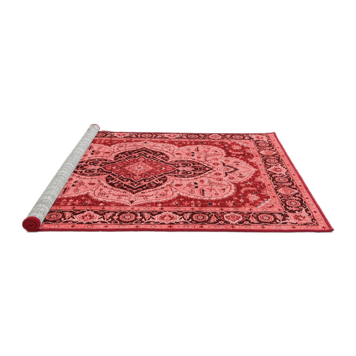 Industrial Red Washable Rugs