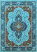 Oriental Light Blue Industrial Rug, urb1129lblu