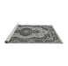 Sideview of Machine Washable Oriental Gray Industrial Rug, wshurb1129gry