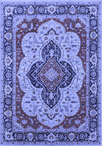 Oriental Blue Industrial Rug, urb1129blu