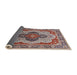 Sideview of Mid-Century Modern Chestnut Brown Oriental Rug, urb1130