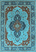 Oriental Light Blue Industrial Rug, urb1130lblu