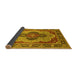 Sideview of Oriental Yellow Industrial Rug, urb1130yw