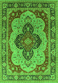 Oriental Green Industrial Rug, urb1130grn