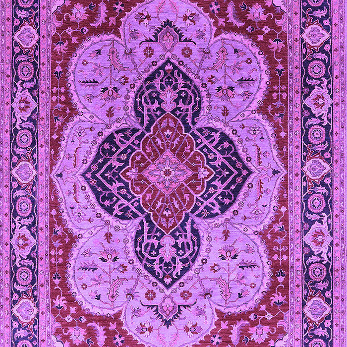 Machine Washable Oriental Purple Industrial Area Rugs, wshurb1130pur
