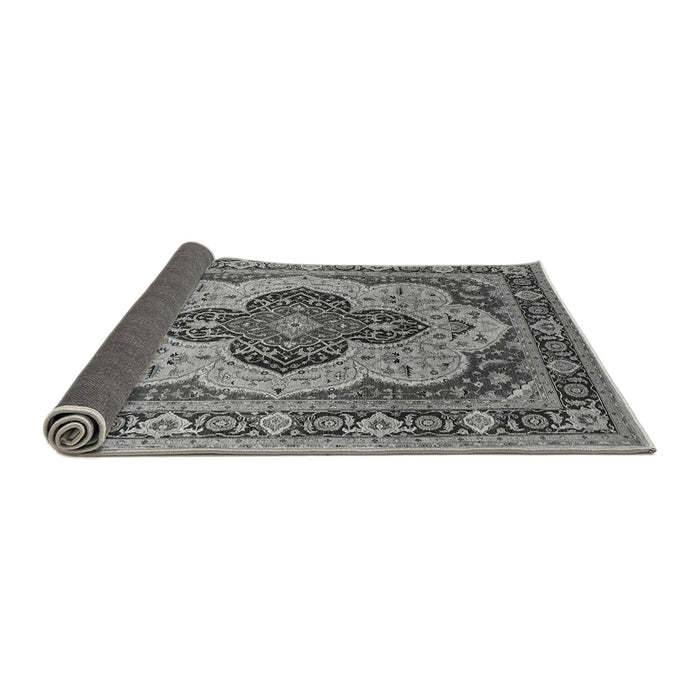 Sideview of Oriental Gray Industrial Rug, urb1130gry