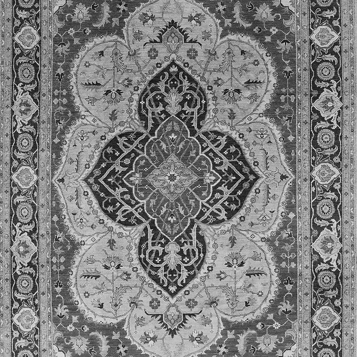 Machine Washable Oriental Gray Industrial Rug, wshurb1130gry