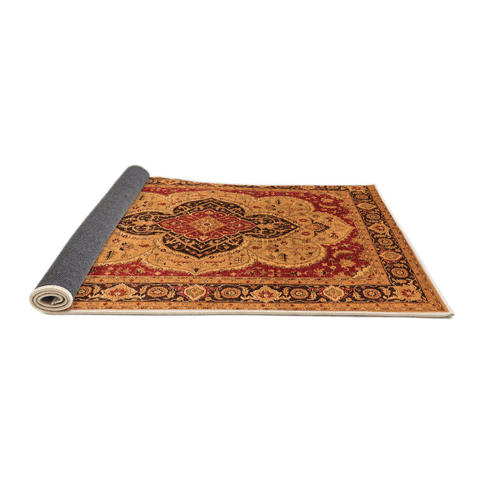 Sideview of Oriental Orange Industrial Rug, urb1130org