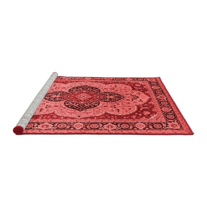 Industrial Red Washable Rugs