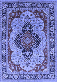 Oriental Blue Industrial Rug, urb1130blu