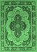 Oriental Emerald Green Industrial Rug, urb1130emgrn