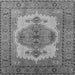 Square Oriental Gray Industrial Rug, urb1131gry