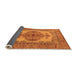 Sideview of Oriental Orange Industrial Rug, urb1131org