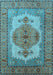 Oriental Light Blue Industrial Rug, urb1131lblu