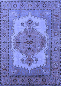 Oriental Blue Industrial Rug, urb1131blu