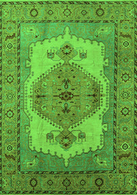 Oriental Green Industrial Rug, urb1131grn