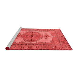 Industrial Red Washable Rugs