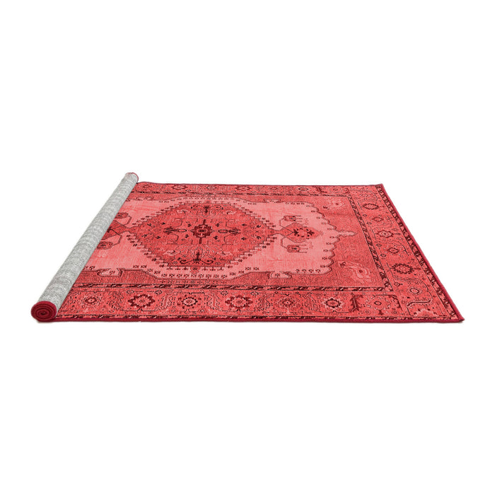 Industrial Red Washable Rugs