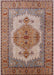 Mid-Century Modern Chestnut Red Oriental Rug, urb1131