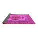 Sideview of Oriental Pink Industrial Rug, urb1131pnk