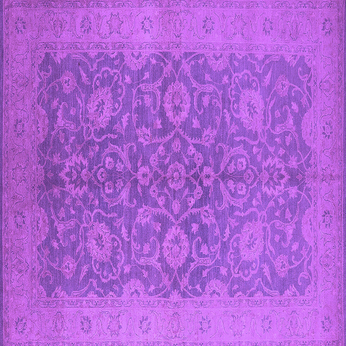 Square Oriental Purple Industrial Rug, urb1132pur