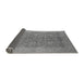 Sideview of Oriental Gray Industrial Rug, urb1132gry