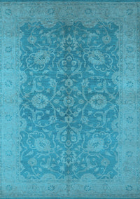 Oriental Light Blue Industrial Rug, urb1132lblu