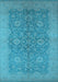 Oriental Light Blue Industrial Rug, urb1132lblu