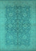 Oriental Turquoise Industrial Rug, urb1132turq