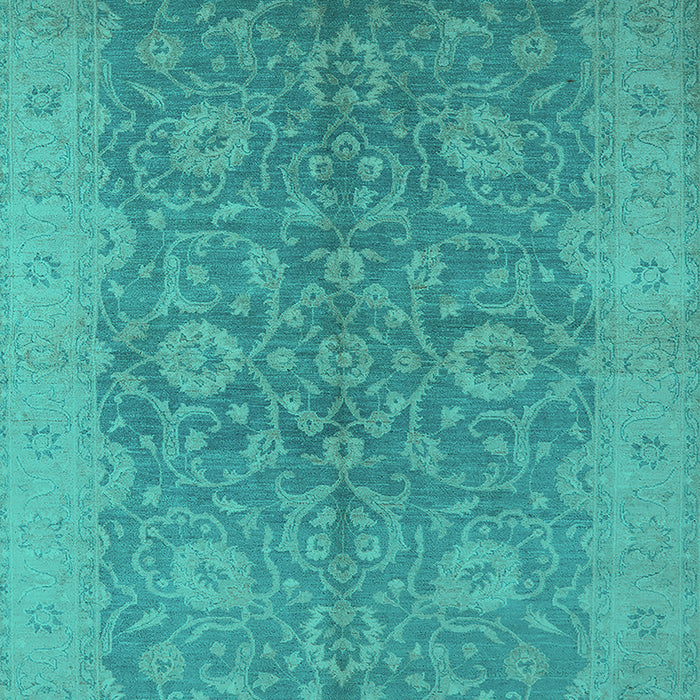 Oriental Turquoise Industrial Rug, urb1132turq