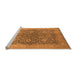 Sideview of Machine Washable Oriental Orange Industrial Area Rugs, wshurb1133org