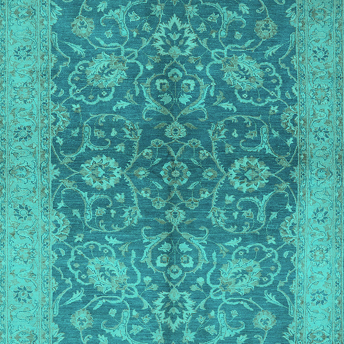 Oriental Turquoise Industrial Rug, urb1133turq