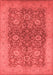 Oriental Red Industrial Area Rugs