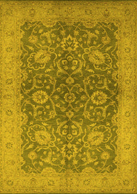 Oriental Yellow Industrial Rug, urb1133yw