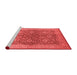 Industrial Red Washable Rugs