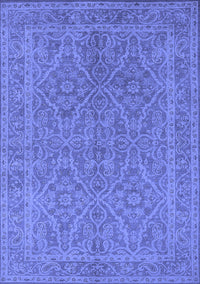 Oriental Blue Industrial Rug, urb1134blu