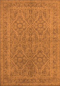 Oriental Orange Industrial Rug, urb1134org